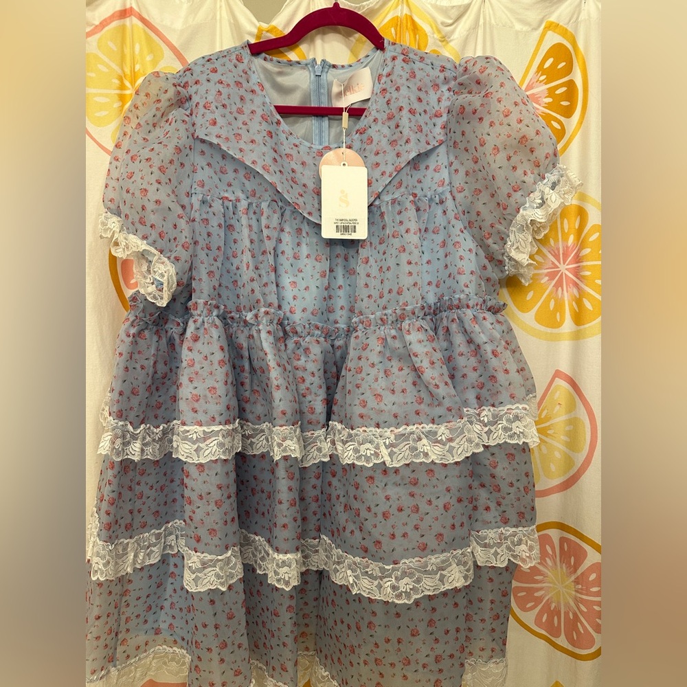 Selkie babydoll sleeper Chateau Rose print NWT size 2XL